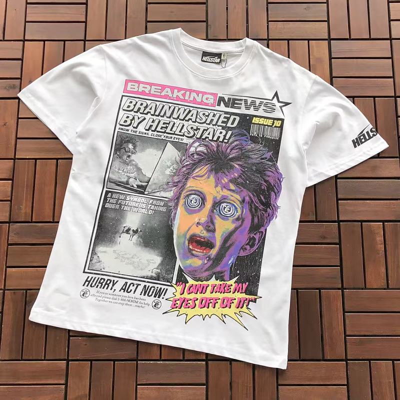 HELLSTAR T-SHIRT 66030484 (im 176CM 58KG iwear size M in the photo)