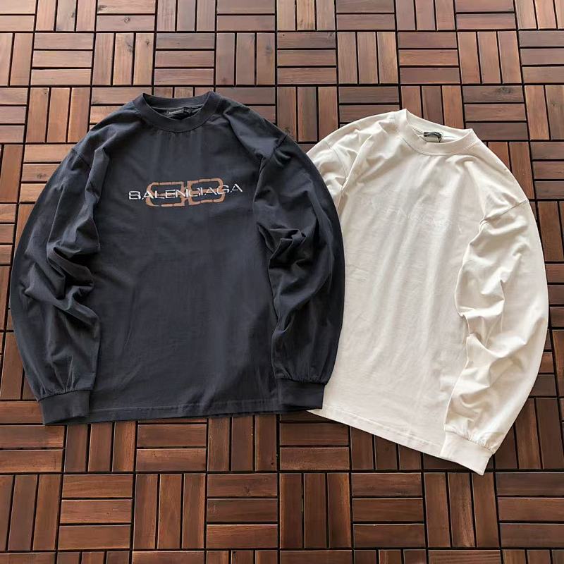 BALENCIAGA LONG-SLEEVE 22100303 (im 180CM 68KG iwear size M in the photo)