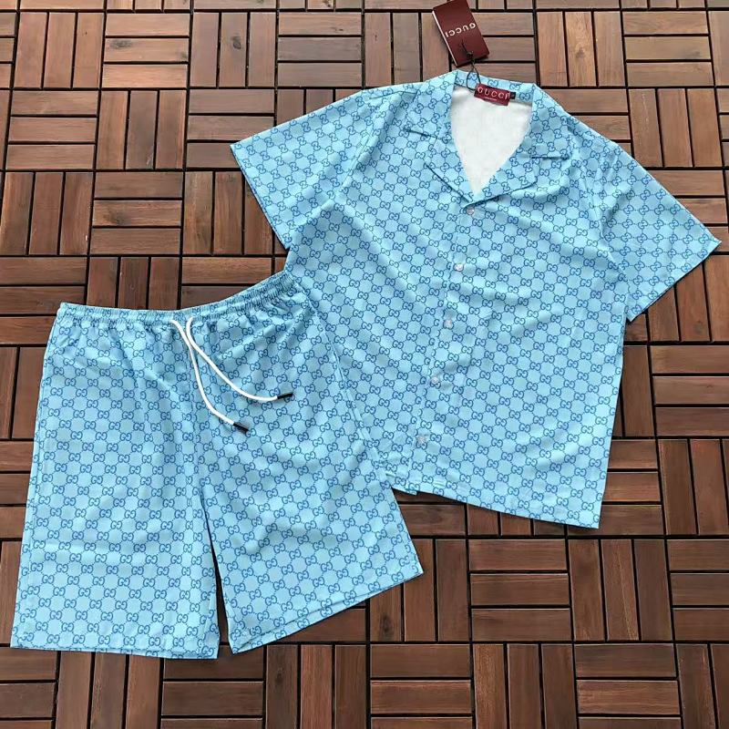 GUCCI T-SHIRT SHIRT SHORTS 77041340 (im 185CM 80KG iwear size L in the photo)