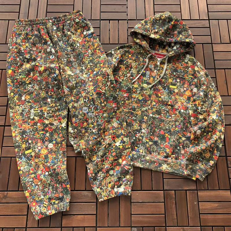 TOP PANTS SUPREME & MIKE KELLEY HOODIE TROUSERS FLEECE 77071618