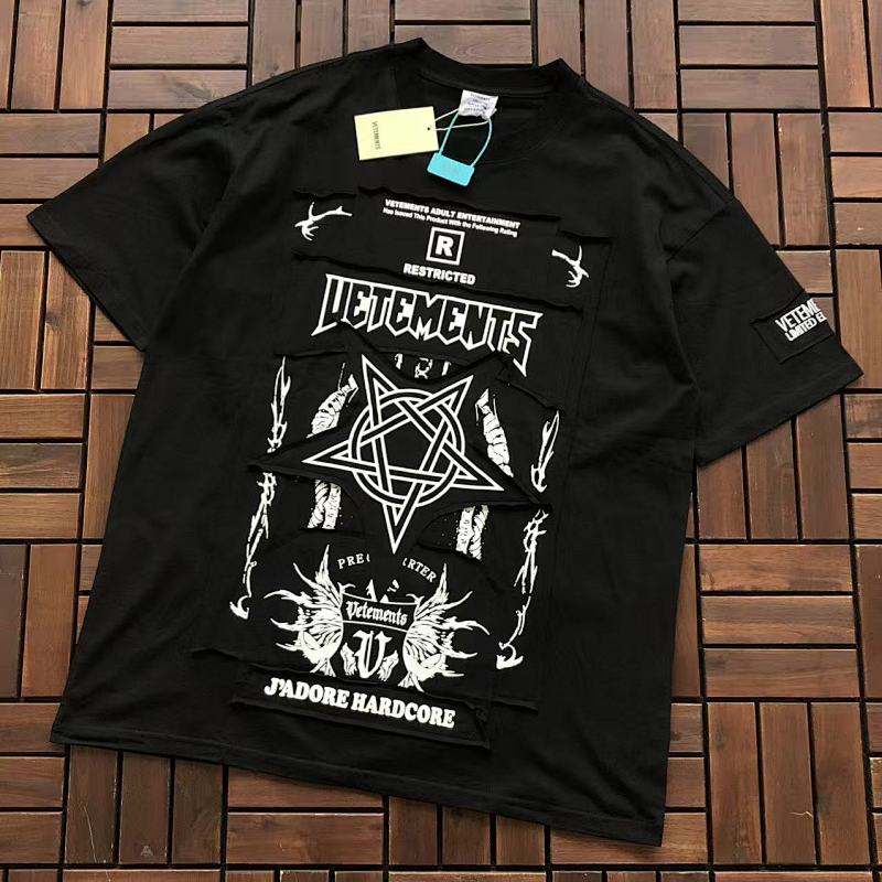 VETEMENTS T-SHIRT 66012517 (im 176CM 58KG iwear size M in the photo)
