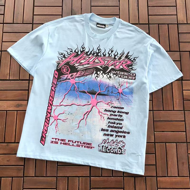 HELLSTAR T-SHIRT 55090152 (im 185CM 70KG iwear size L in the photo)