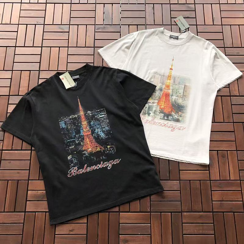 BALENCIAGA T-SHIRT 77042174 (im 185CM 80KG iwear size S in the photo)