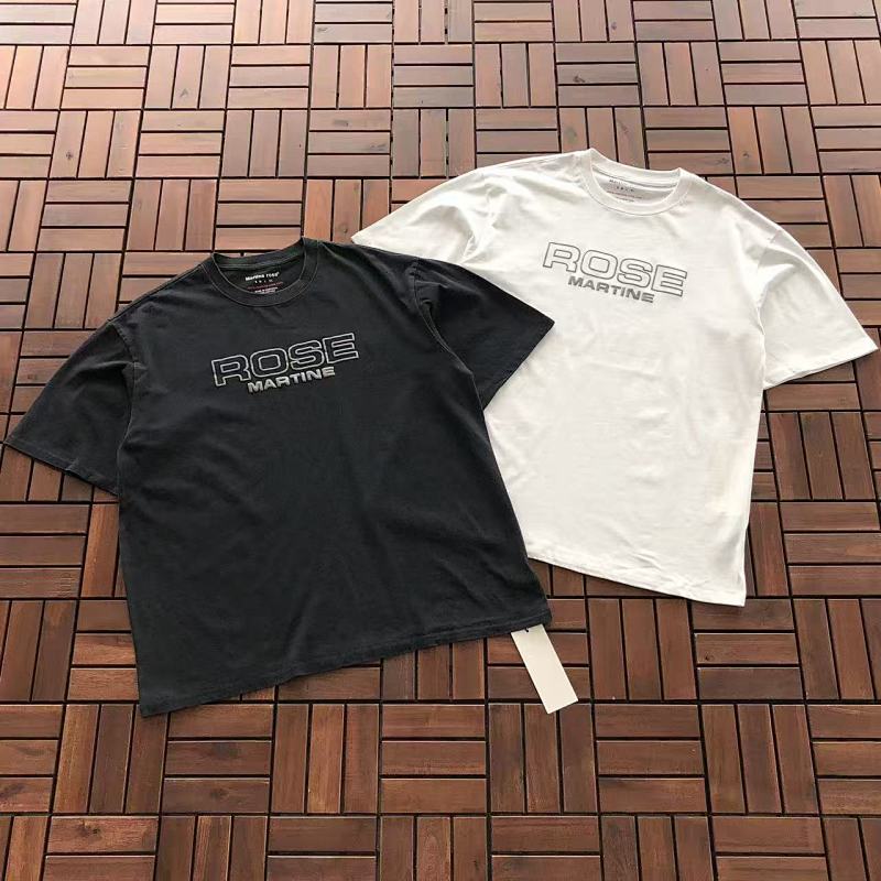 BLACK WHITE MARTINE ROSE T-SHIRT 77040591 (im 176CM 58KG iwear size M in the photo)