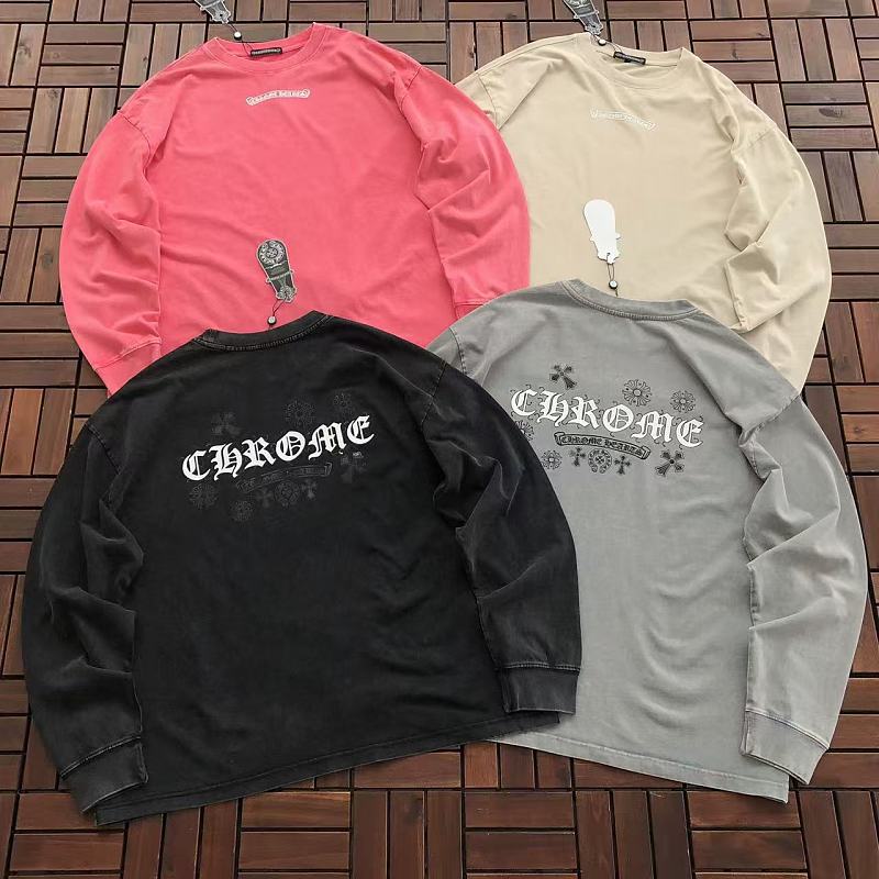CHROME HEARTS LONG-SLEEVE 77081163 (im 185CM 70KG iwear size M in the photo)
