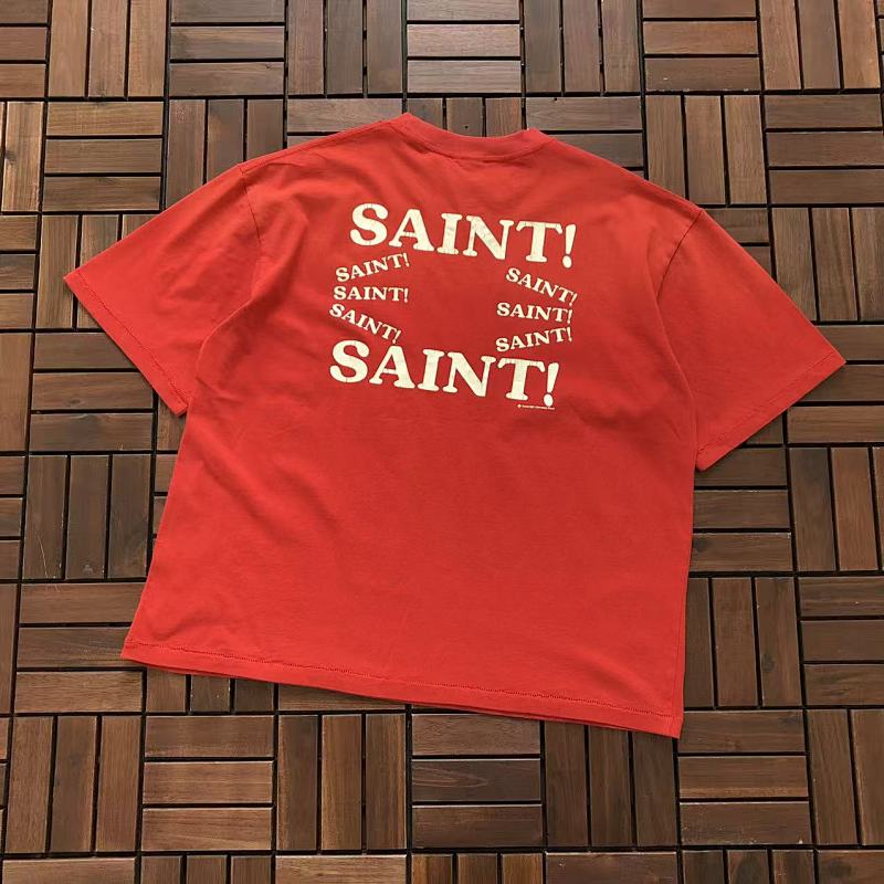 SAINT MICHAEL T-SHIRT 77010924 (im 176CM 58KG iwear size M in the photo)