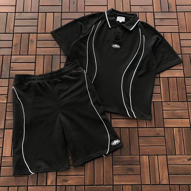 TOP PANTS CORTEIZ T-SHIRT SHORTS 77012241 (im 176CM 58KG iwear size L in the photo)