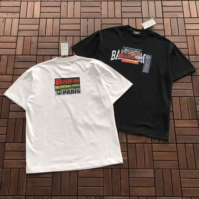 BALENCIAGA T-SHIRT 88090621 (im 185CM 80KG iwear size L in the photo)