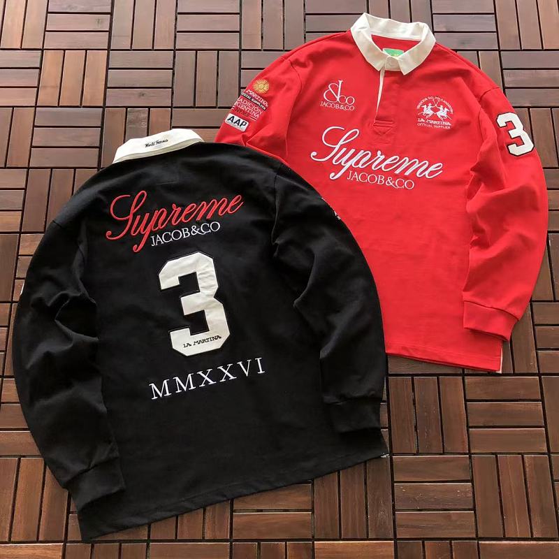 SUPREME & LA MARTINA LONG-SLEEVE 88071223 (im 185CM 70KG iwear size M in the photo)