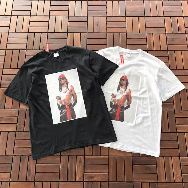 SUPREME T-SHIRT 33120525 (im 180CM 68KG iwear size M in the photo)