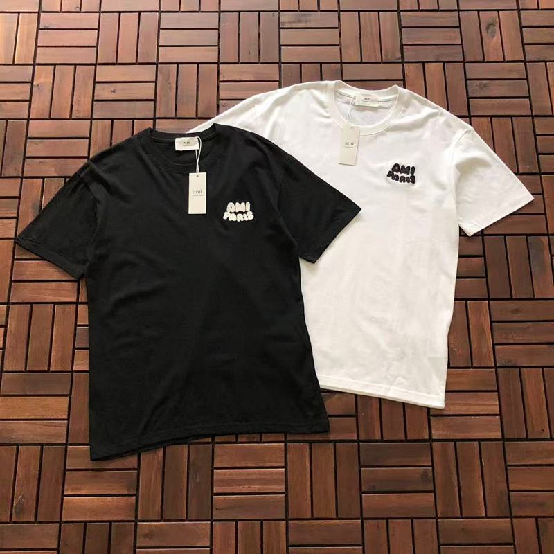 AMI T-SHIRT 22093014 (im 180CM 68KG iwear size L in the photo)