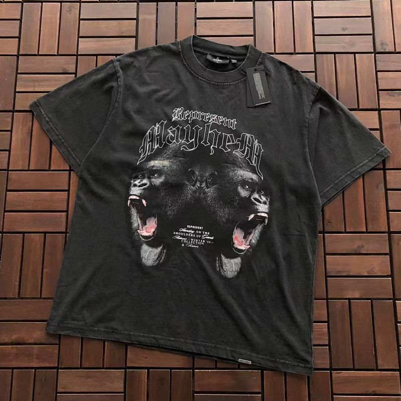 REPRESENT T-SHIRT 66030462 (im 176CM 58KG iwear size M in the photo)