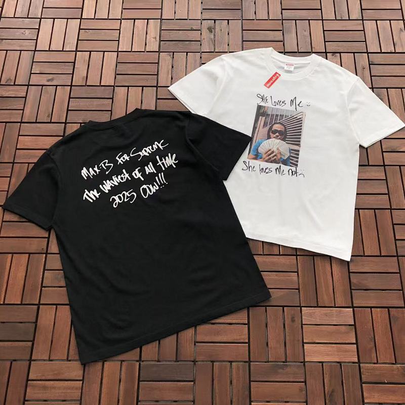 SUPREME T-SHIRT 77032441 (im 180CM 68KG iwear size M in the photo)