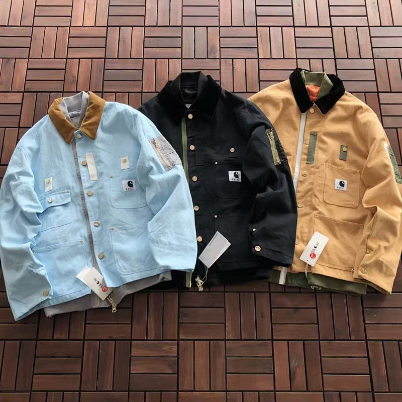 CARHARTT & SACAI JACKET 44120759 (im 180CM 68KG iwear size L in the photo)