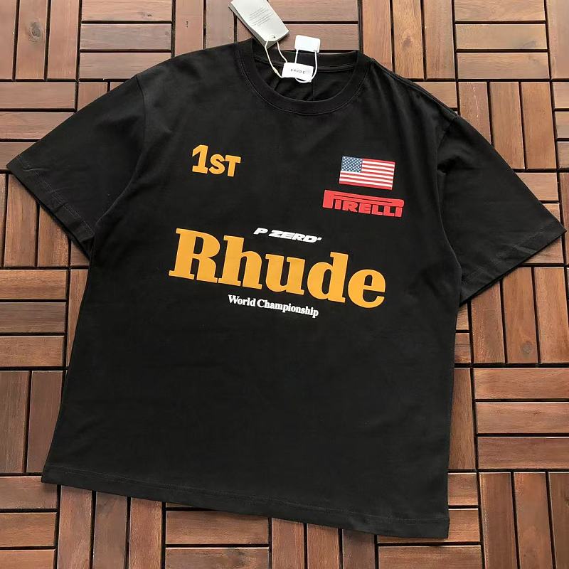 RHUDE T-SHIRT 77041774 (im 185CM 80KG iwear size M in the photo)