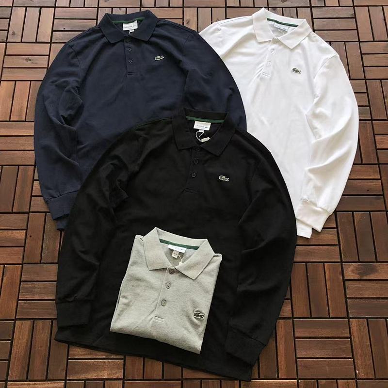LACOSTE LONG-SLEEVE 33120716 (im 176CM 58KG iwear size L in the photo)