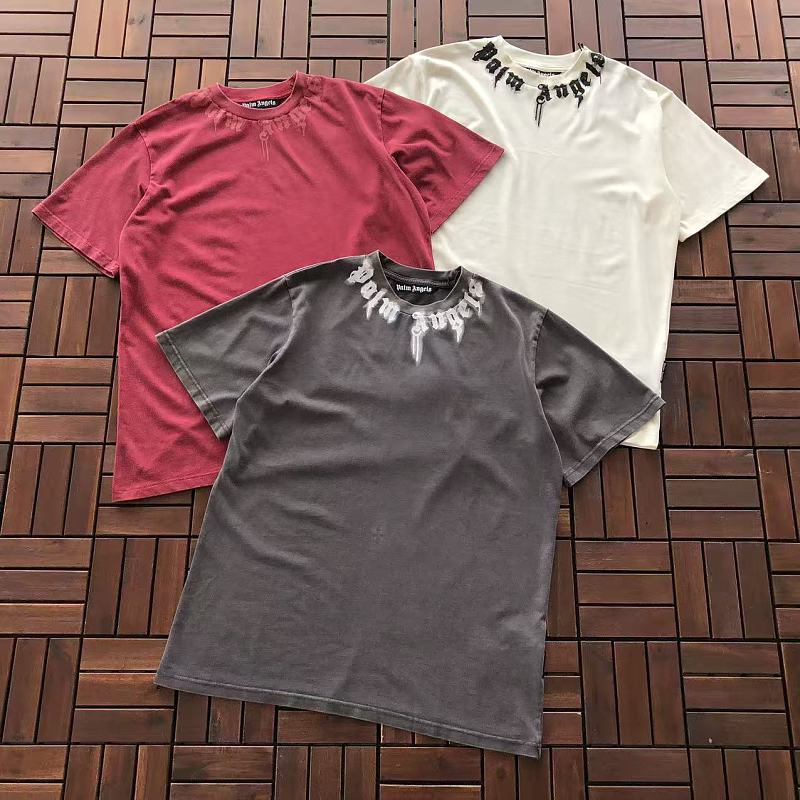 PALM ANGELS T-SHIRT 55050606 (im 185CM 70KG iwear size M in the photo)