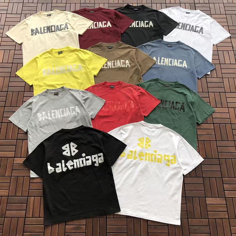 BALENCIAGA T-SHIRT 77042101 (im 185CM 80KG iwear size S in the photo)