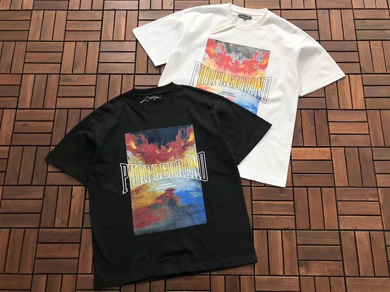 PURPLE BRAND T-SHIRT 33120871 (im 176CM 58KG iwear size M in the photo)