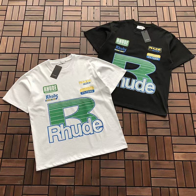 RHUDE T-SHIRT 77041206 (im 180CM 68KG iwear size S in the photo)