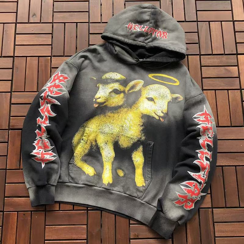 HELLSTAR HOODIE 55070441 (im 185CM 70KG iwear size M in the photo)