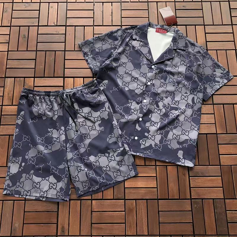 GUCCI T-SHIRT SHIRT SHORTS 77041342 (im 185CM 80KG iwear size L in the photo)