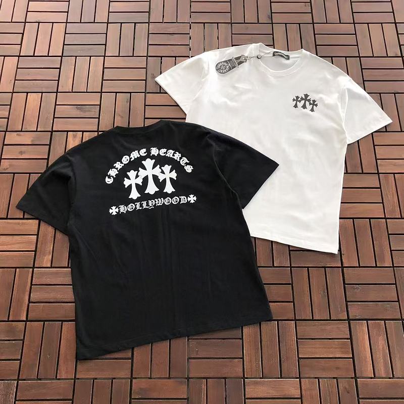 CHROME HEARTS T-SHIRT 77070105 (im 185CM 80KG iwear size M in the photo)