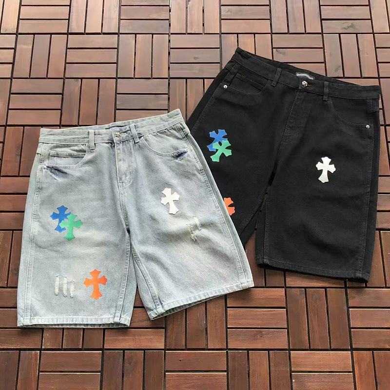 CHROME HEARTS SHORTS JEANS 55070388 (im 185CM 70KG iwear size L in the photo)
