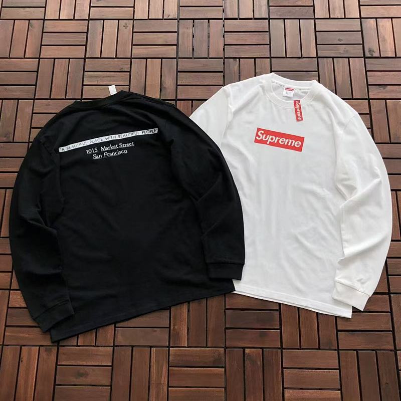 SUPREME LONG-SLEEVE 77030808 (im 176CM 58KG iwear size S in the photo)