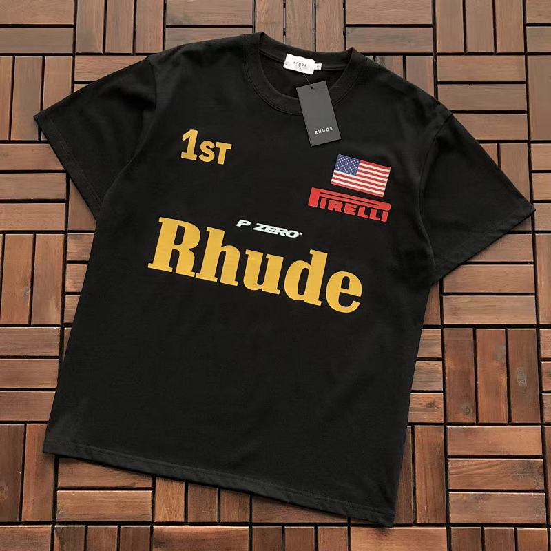 RHUDE & PIRELLI T-SHIRT 77041226 (im 180CM 68KG iwear size S in the photo)