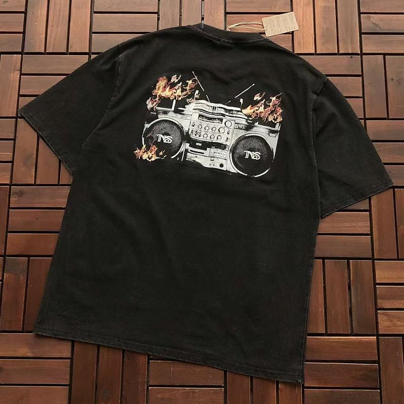 SAINT MICHAEL T-SHIRT 77042356 (im 176CM 58KG iwear size M in the photo)