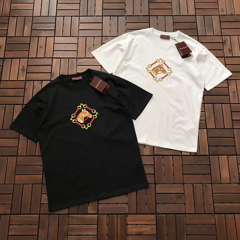 GUCCI T-SHIRT 77032210 (im 176CM 58KG iwear size M in the photo)