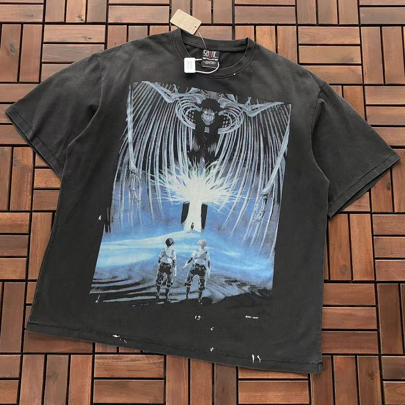 SAINT MICHAEL T-SHIRT 77041768 (im 185CM 80KG iwear size M in the photo)