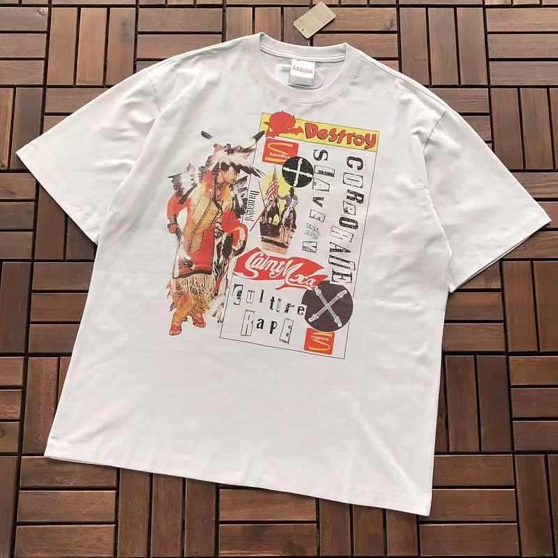 SAINT MICHAEL & JAMIE REID DESTROY T-SHIRT 77041764
