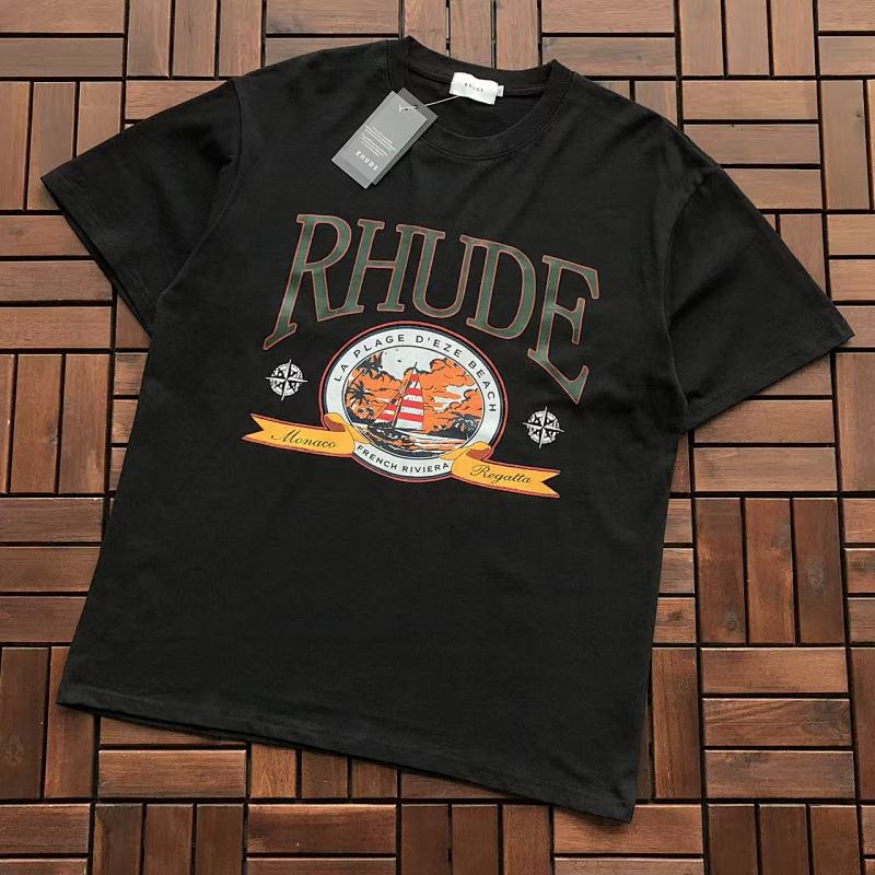 RHUDE T-SHIRT 77041228 (im 180CM 68KG iwear size M in the photo)
