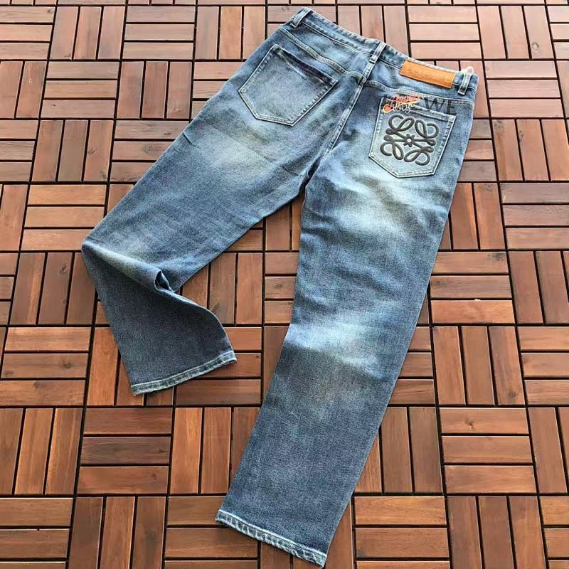 LOEWE JEANS 22091024 (im 180CM 68KG iwear size 34 in the photo）