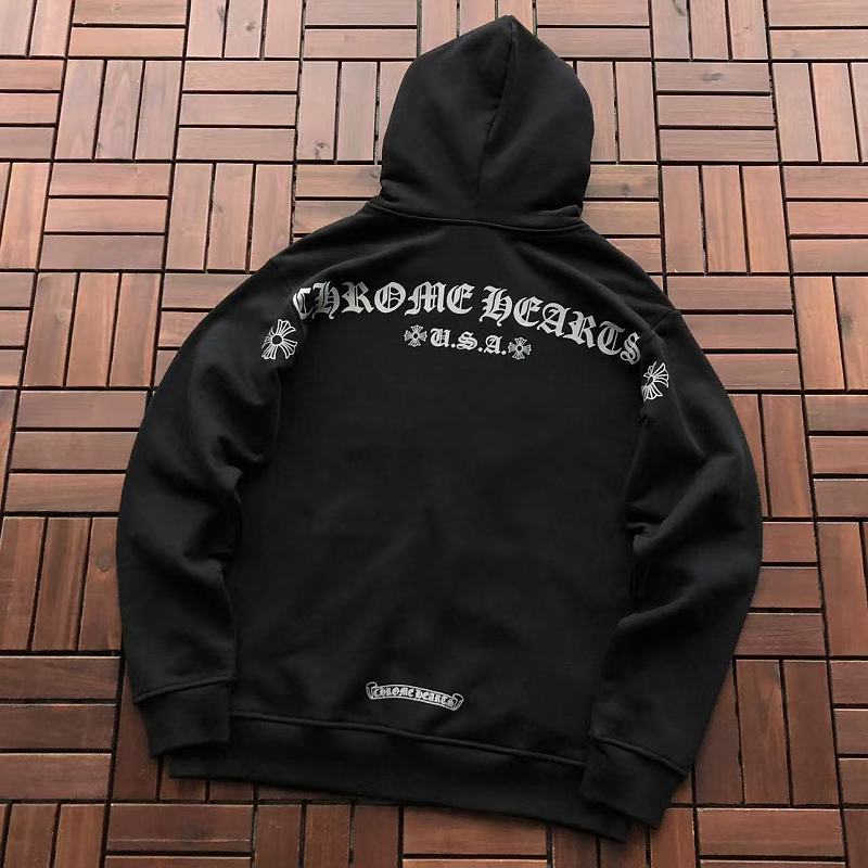 CHROME HEARTS HOODIE FLEECE 66082714 (im 185CM 70KG iwear size M in the photo)
