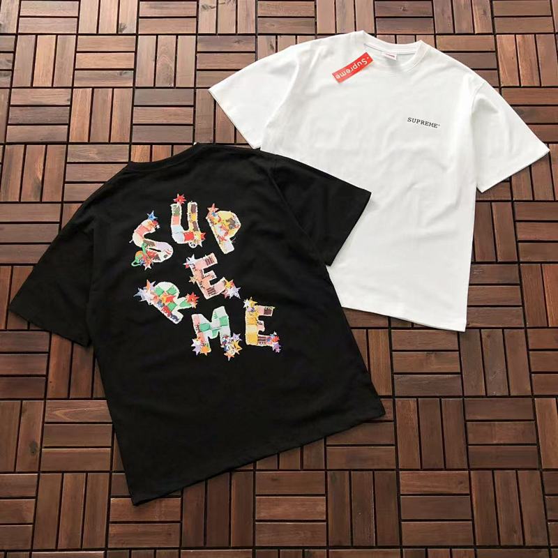 SUPREME T-SHIRT 55011121 (im 176CM 58KG iwear size L in the photo)