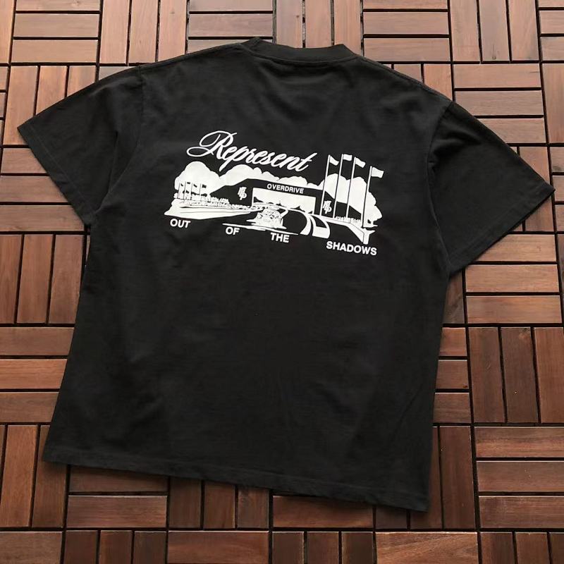 REPRESENT T-SHIRT 66030490 (im 176CM 58KG iwear size M in the photo)