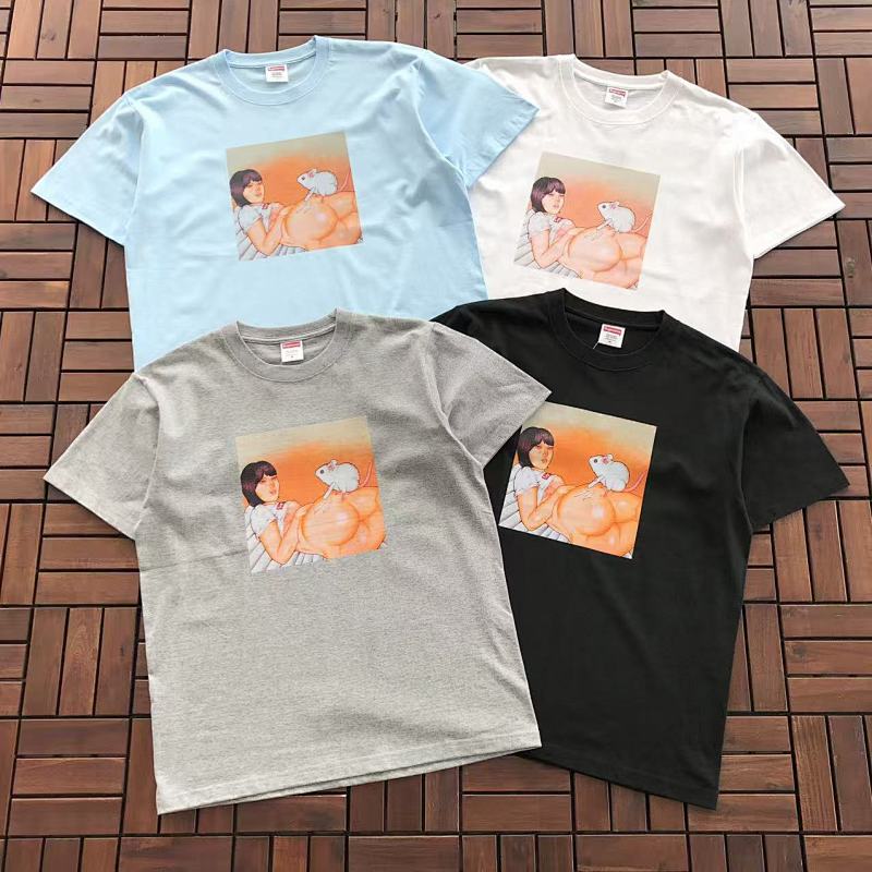 SUPREME T-SHIRT 55032204 (im 176CM 58KG iwear size M in the photo)