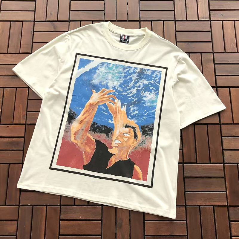 SAINT MICHAEL T-SHIRT 77042388 (im 176CM 58KG iwear size M in the photo)
