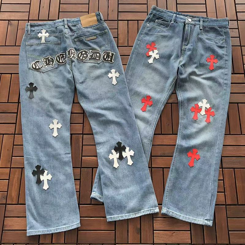CHROME HEARTS JEANS 77040304 (im 176CM 58KG iwear size L in the photo)