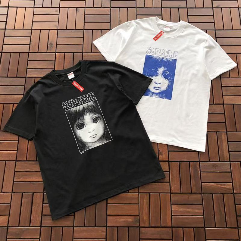 SUPREME & MARGARET KEANE T-SHIRT 77032430 (im 180CM 68KG iwear size M in the photo)