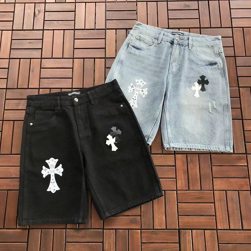 CHROME HEARTS SHORTS JEANS 55070420 (im 185CM 70KG iwear size L in the photo)