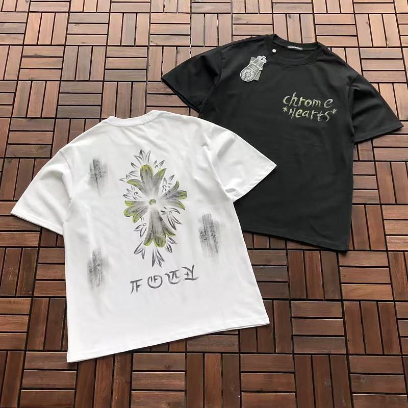 CHROME HEARTS T-SHIRT 66052214 (im 185CM 80KG iwear size M in the photo)