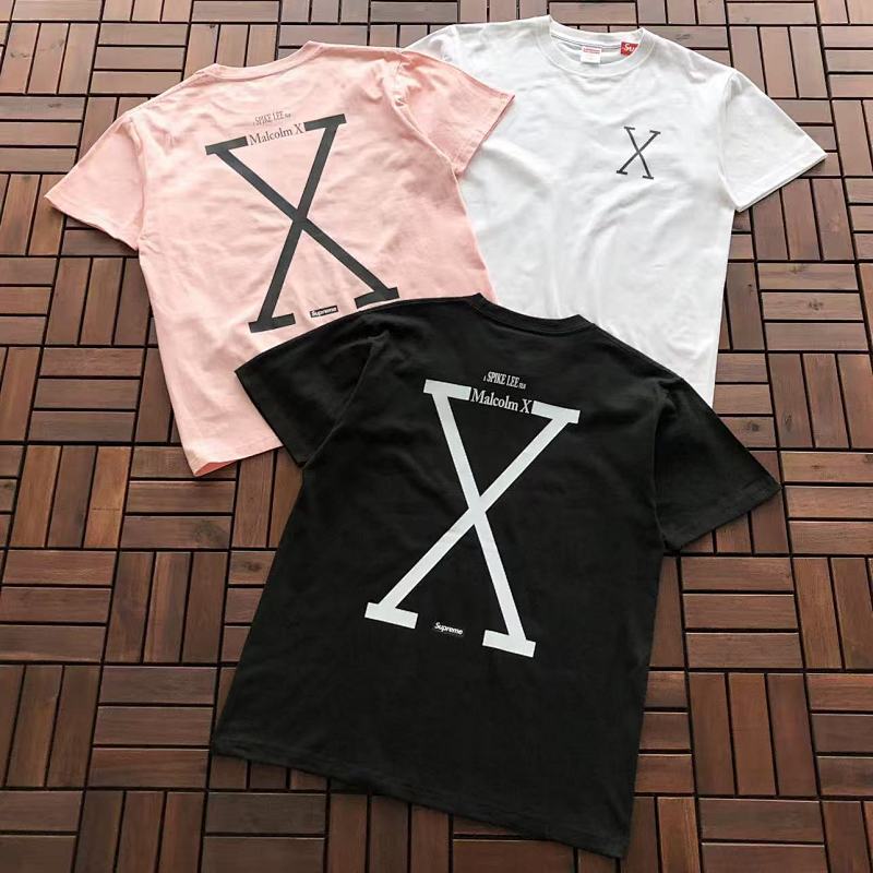 SUPREME & MALCOLM X T-SHIRT 55022713 (im 176CM 58KG iwear size M in the photo)