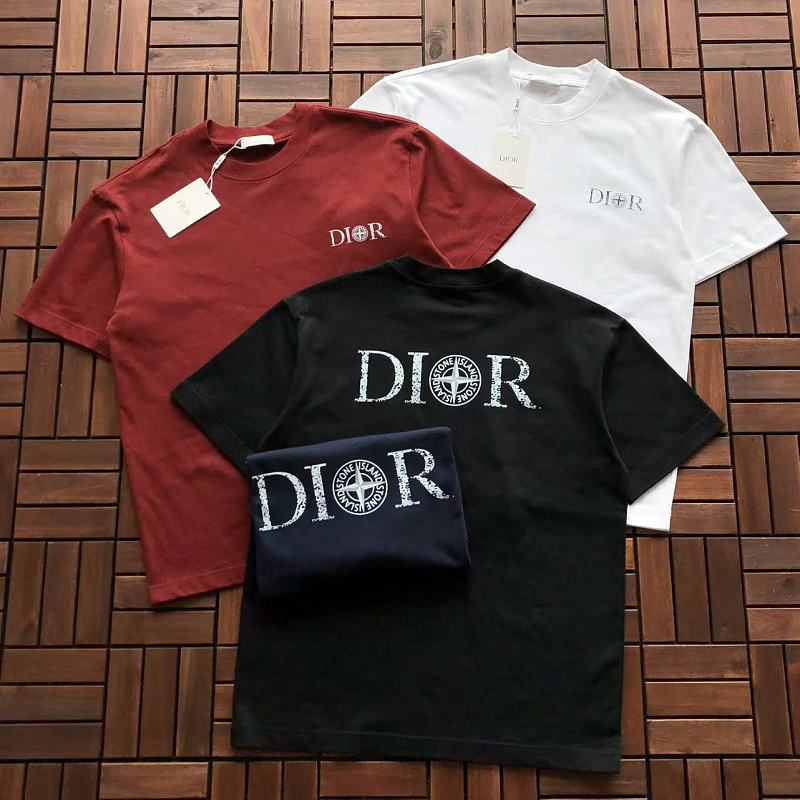 STONE ISLAND & DIOR T-SHIRT 11102743 (im 176CM 58KG iwear size M in the photo)