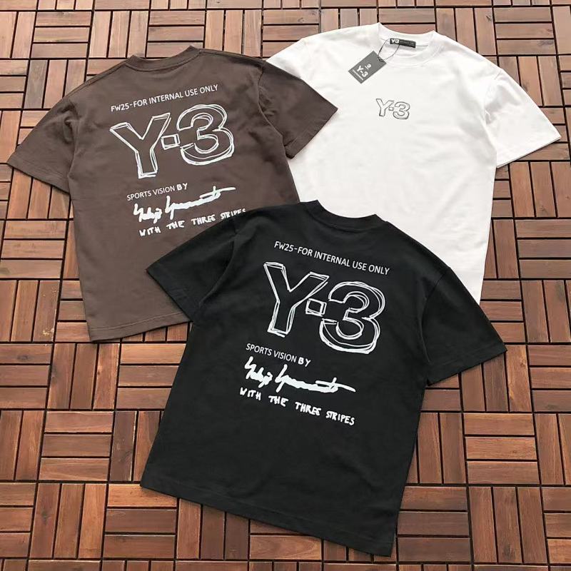 Y-3& ADIDAS T-SHIRT 11122679(im 180CM 68KG iwear size M in the photo)