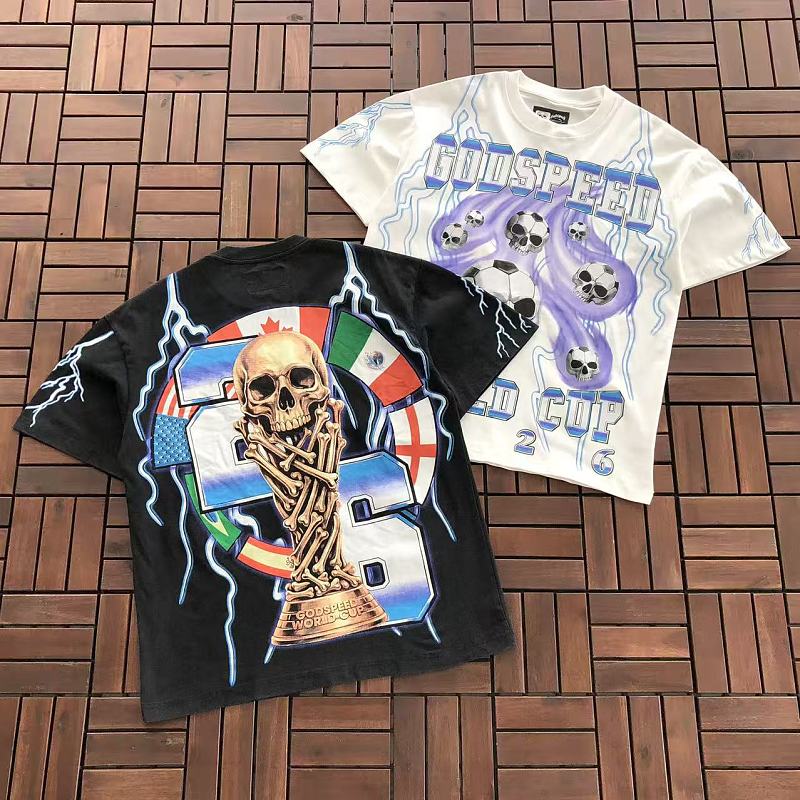 BLACK WHITE GODSPEED T-SHIRT 77072224 (im 185CM 80KG iwear size M in the photo)