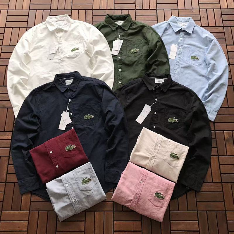 LACOSTE LONG-SLEEVE 22111932 (im 180CM 68KG iwear size L in the photo)